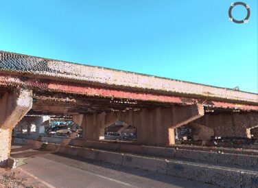 geospatial bridge rendering of IH-10